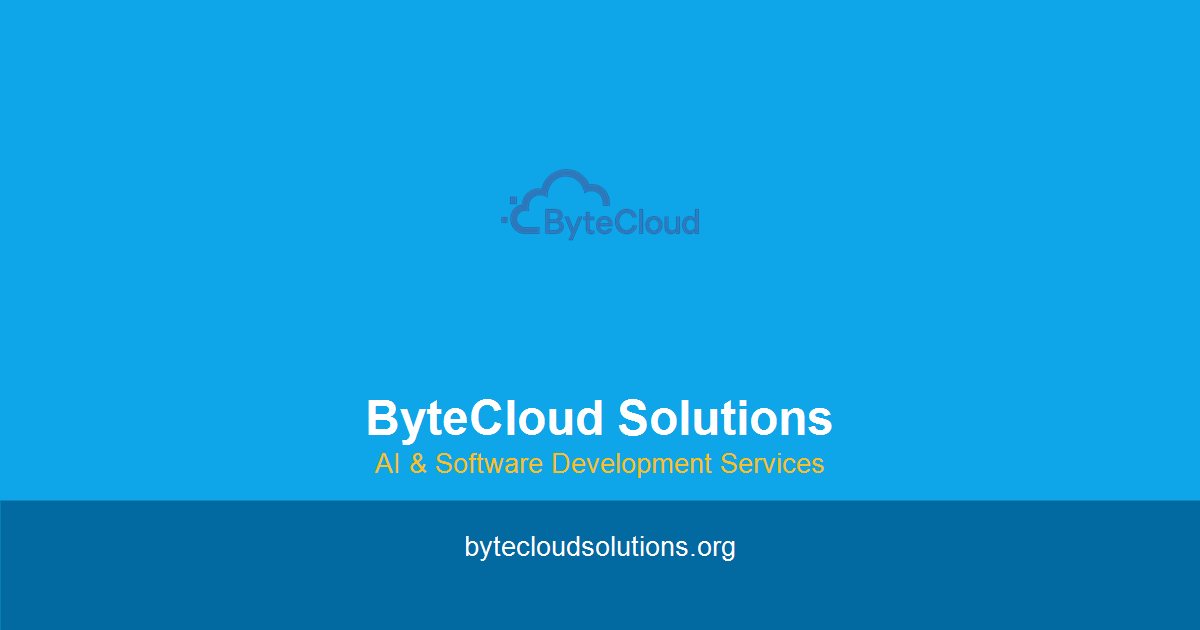 AI & Software Development Services | ByteCloud Solutions